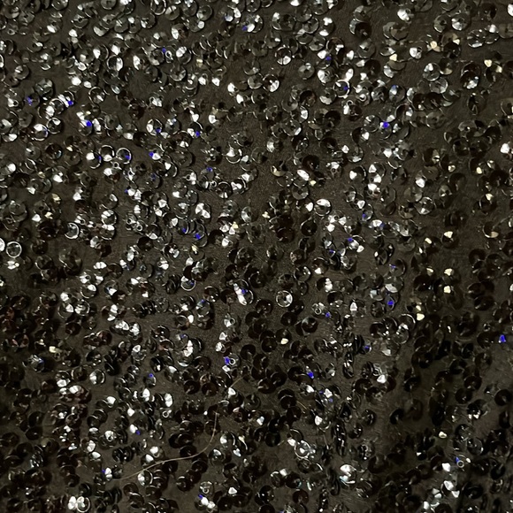 Black Sequin J Crew Long sleeve top - Picture 5 of 5